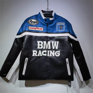BMW LEATHER JACKET BLACK
