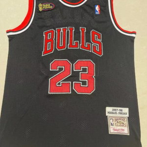 CHICAGO BULLS JORDAN JERSEY BLACK