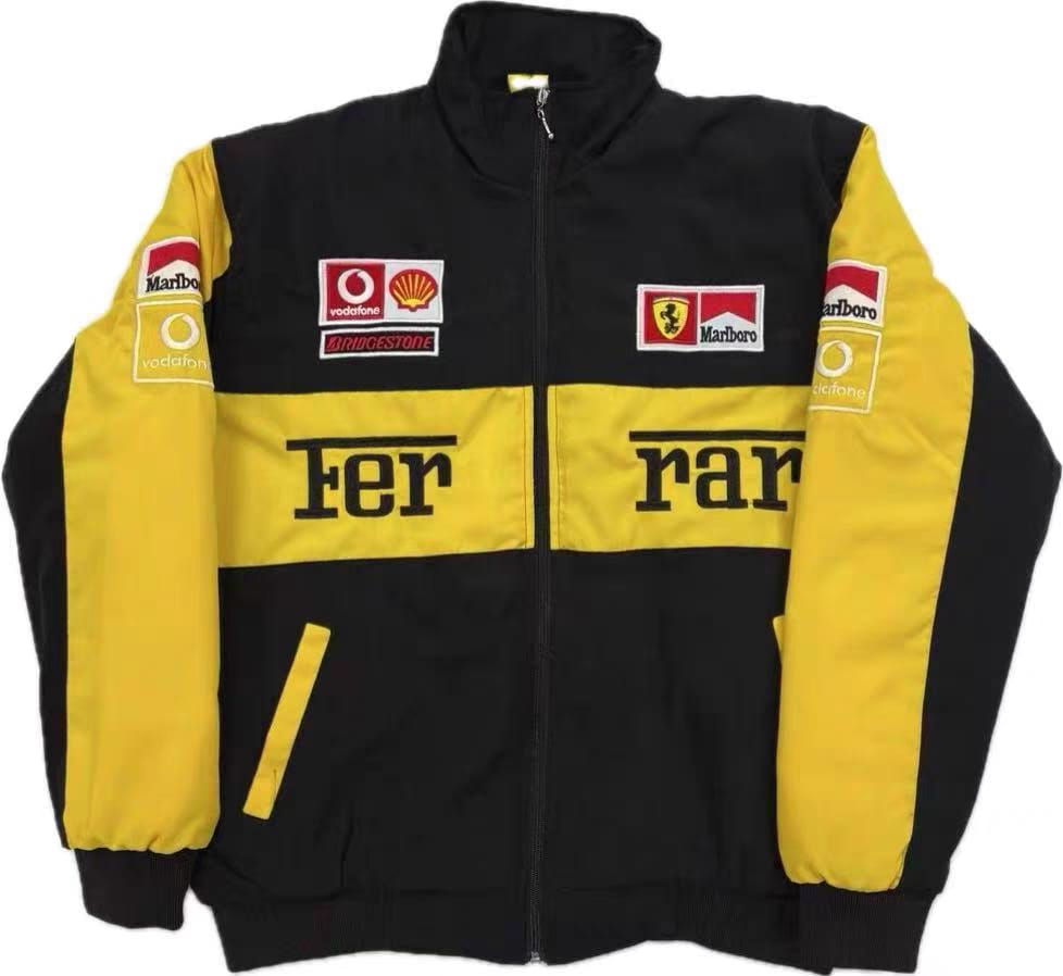 FERRARIL JACKET BLACK /YELLOW