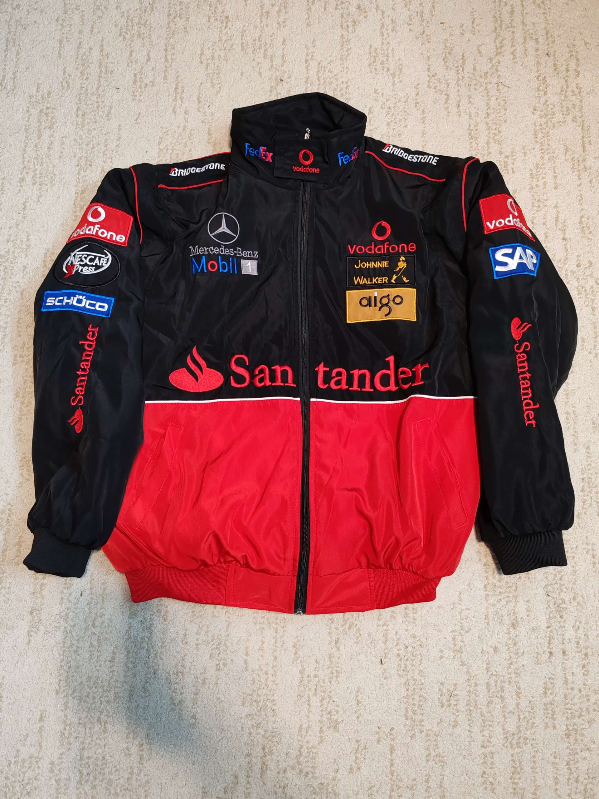 MCLAREN JACKET RED/BLACK
