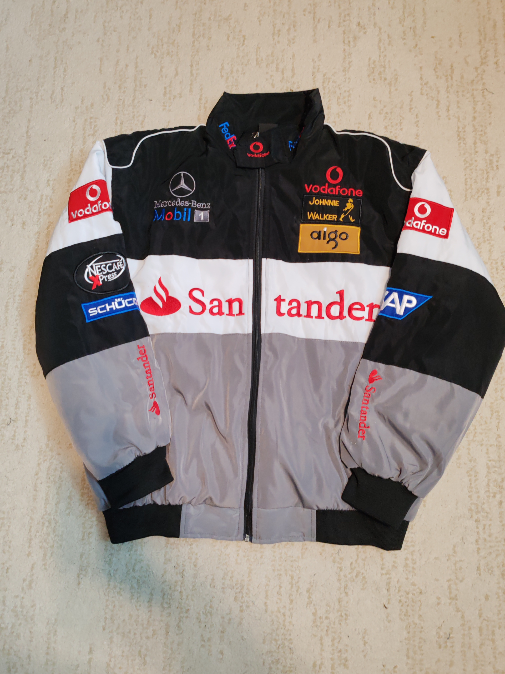 MCLAREN JACKET WHITE/GREY