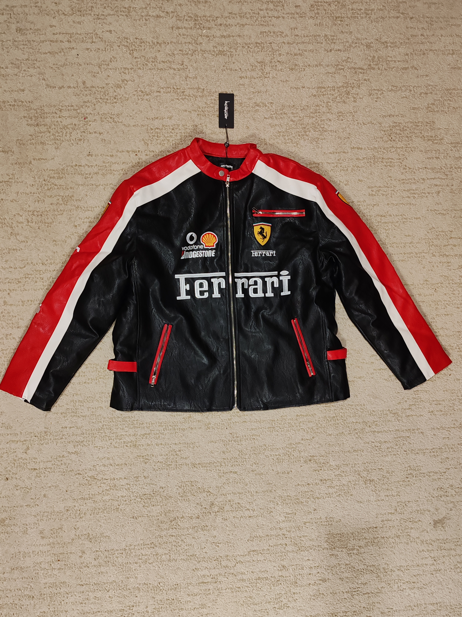 FERRARI LEATHER JACKET