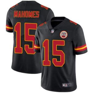 KANSAS CITY CHEIFS MAHOMOS JERSEY BLACK