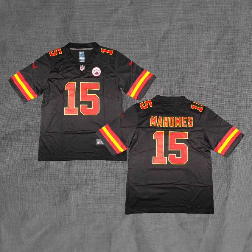 KANSAS CITY CHEIFS MAHOMOS JERSEY BLACK