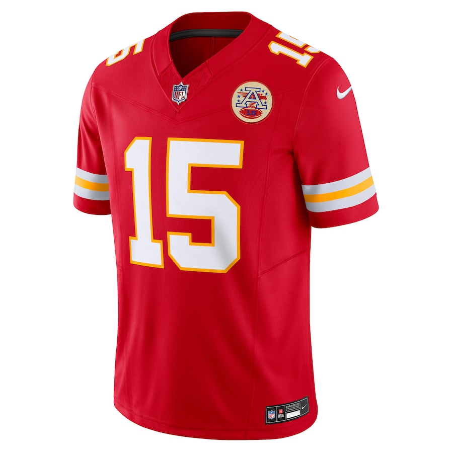 KANSAS CITY CHEIFS MAHOMOS JERSEY RED