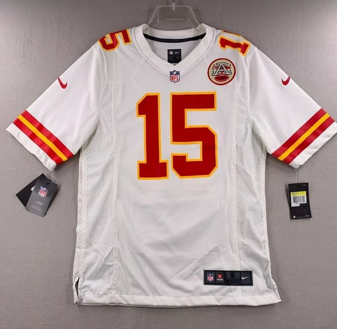 KANSAS CITY CHEIFS MAHOMOS JERSEY WHITE