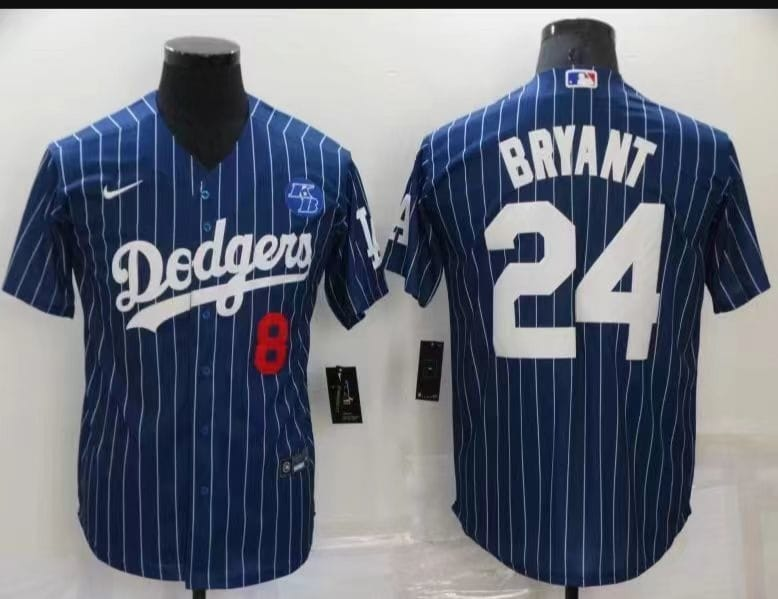 DODGERS BLUE STRIP LIMITED EDITION KOBE BRYANT JERSEY